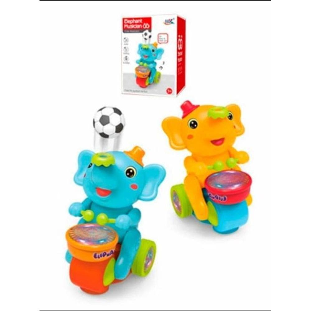 Brinquedo Elefantinho Com Luzes, Sons E Bola - Infantil