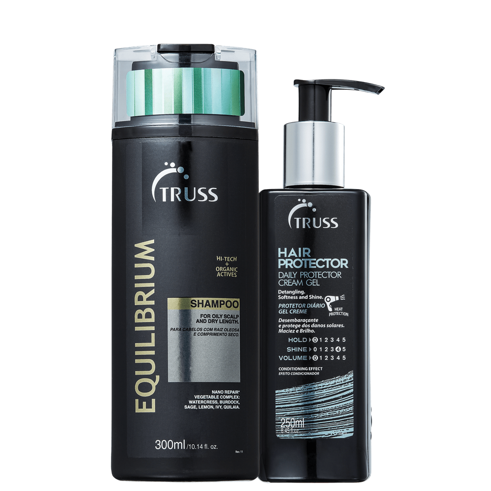 Kit TRUSS Equilibrium + Hair Protector Duo (2 Produtos)