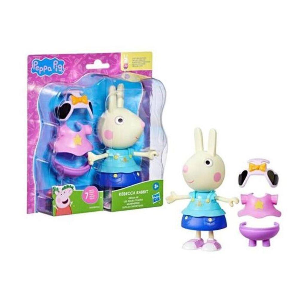 Figura Peppa Pig Estilos Divertidos Rebecca Coelha - Hasbro