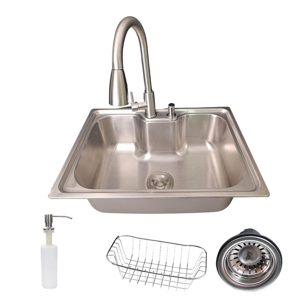Cuba Cozinha Gourmet Aço Inox 304 E Torneira Extensível Inox