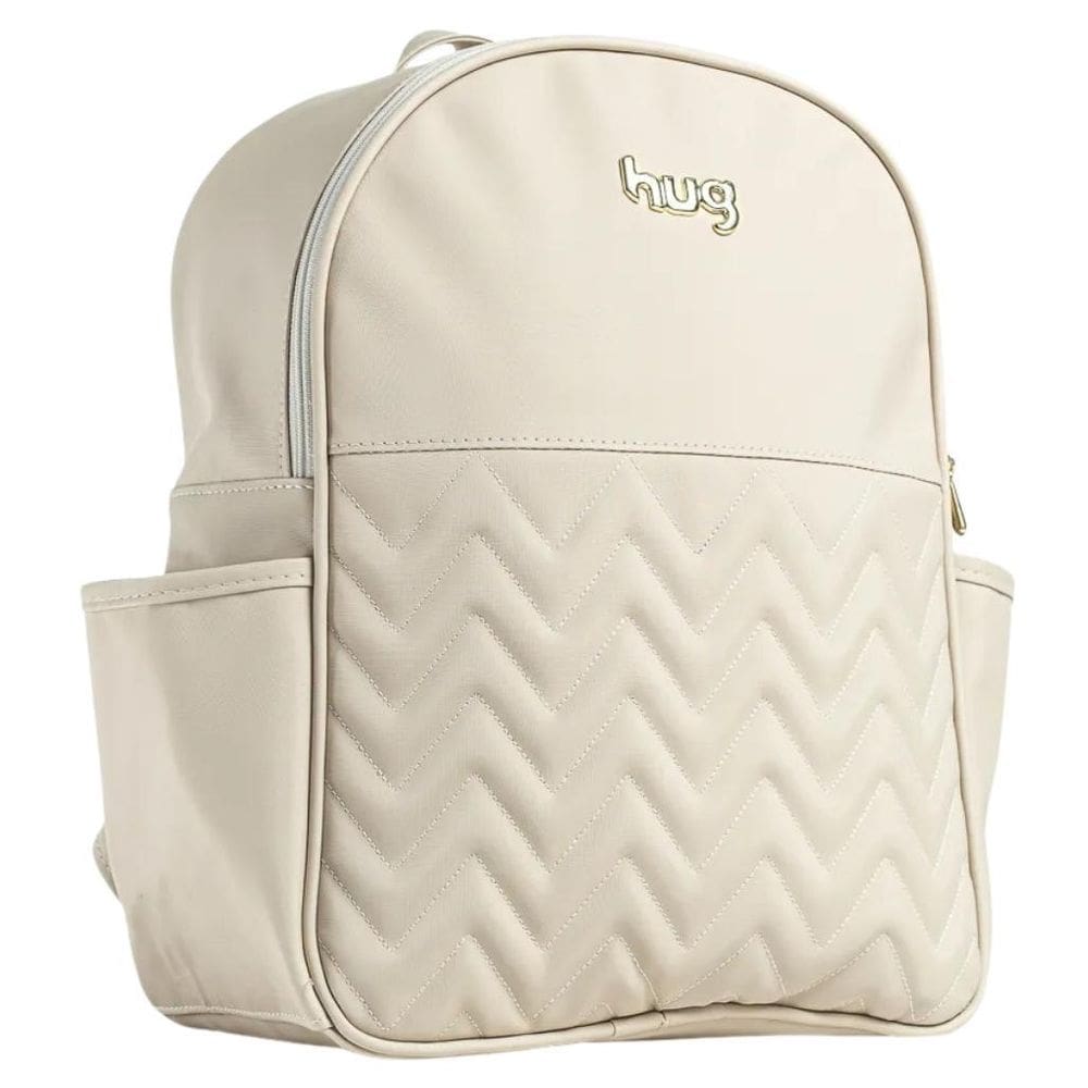 Mochila Maternidade Hug Zig Zag Bege
