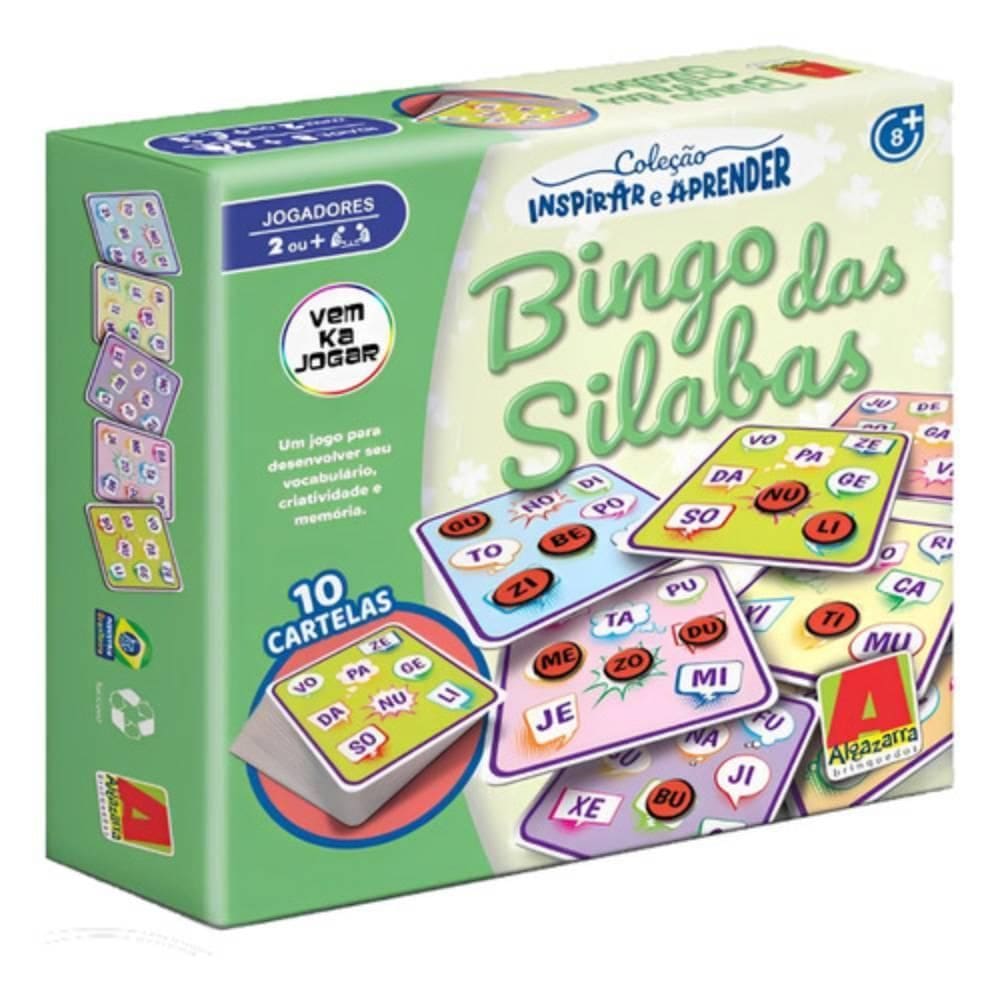 Bingo Das Sílabas Algazarra