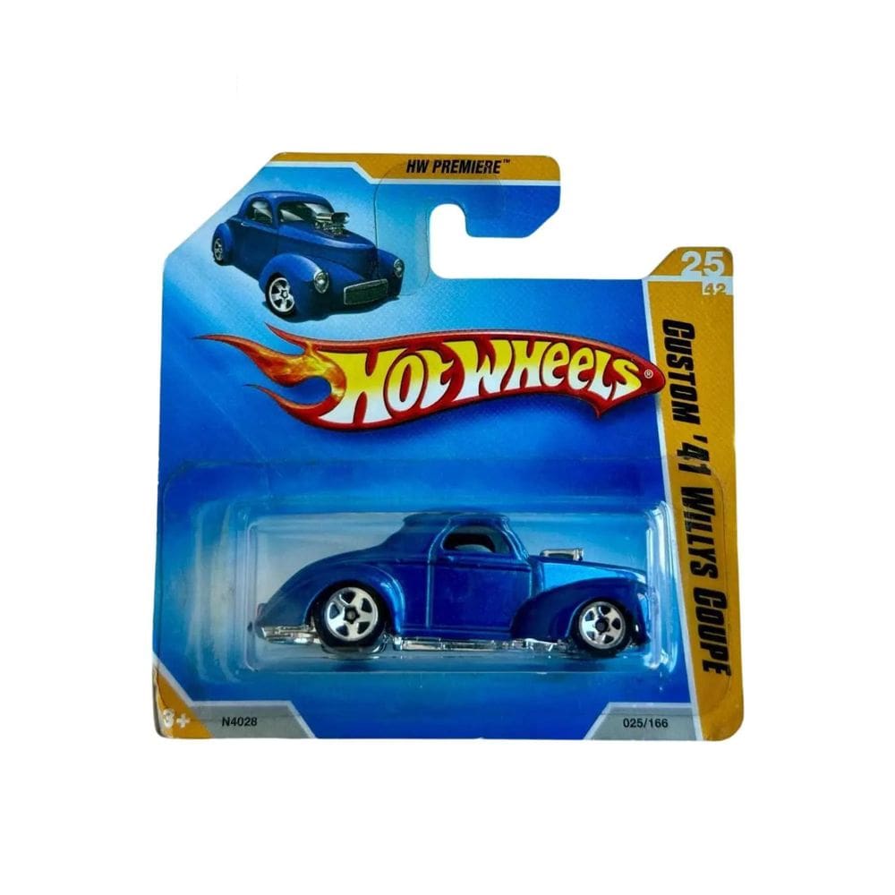 Hot Wheels Premiere - Custom `41 Willys Coupe Azul 2008