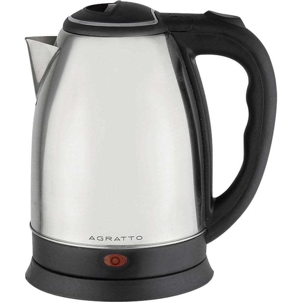 Chaleira Elétrica Agratto Ce01 Prata Em Aço Inox 127v