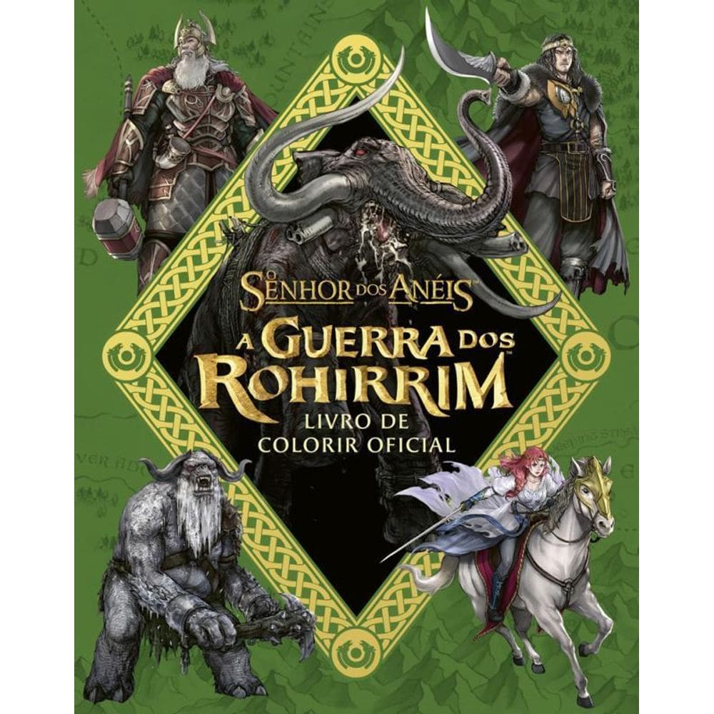 A Guerra Dos Rohirrim Livro De Colorir Oficial
