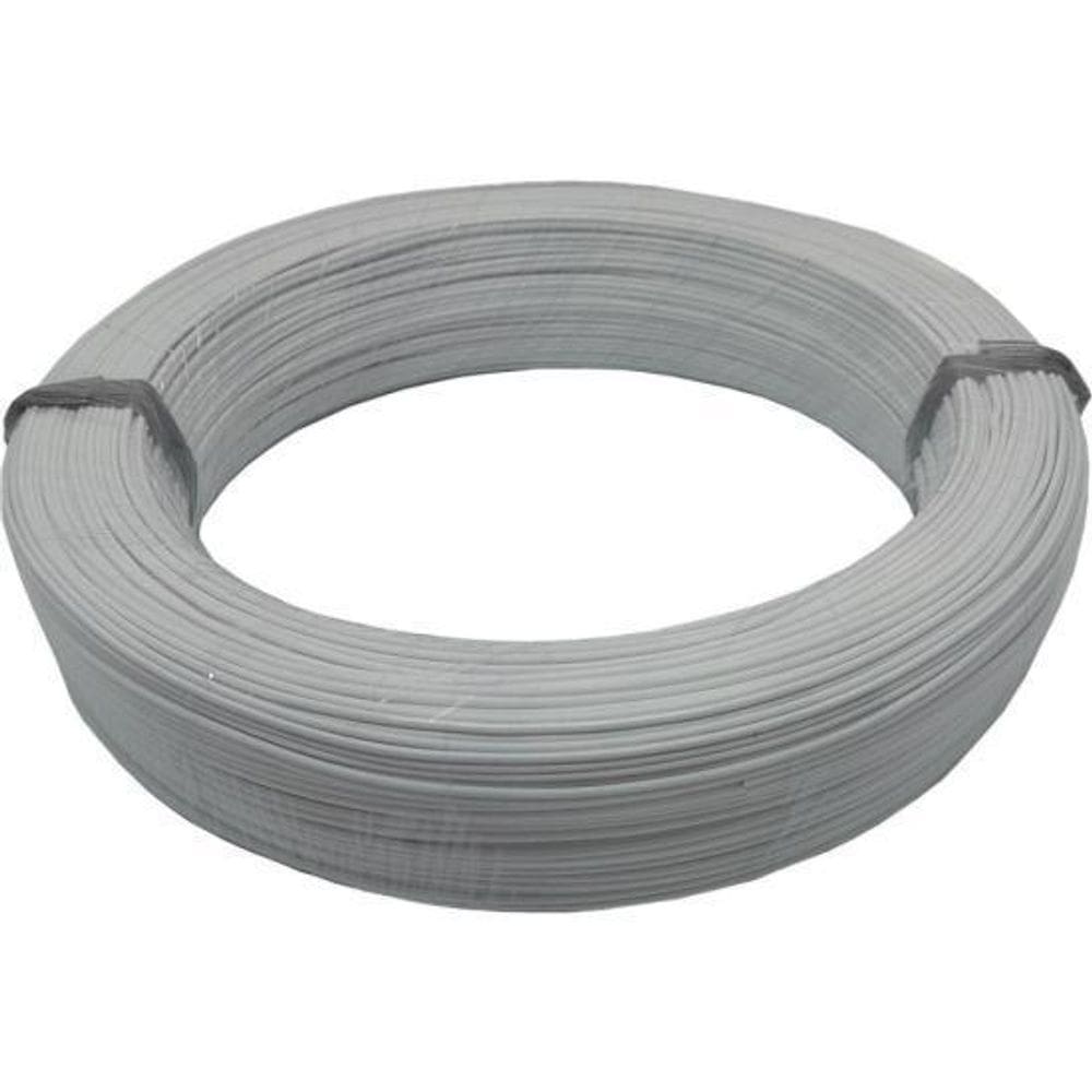 Fio Polarizado 2 X 0,14Mm Branco Tiaflex - Rl / 100