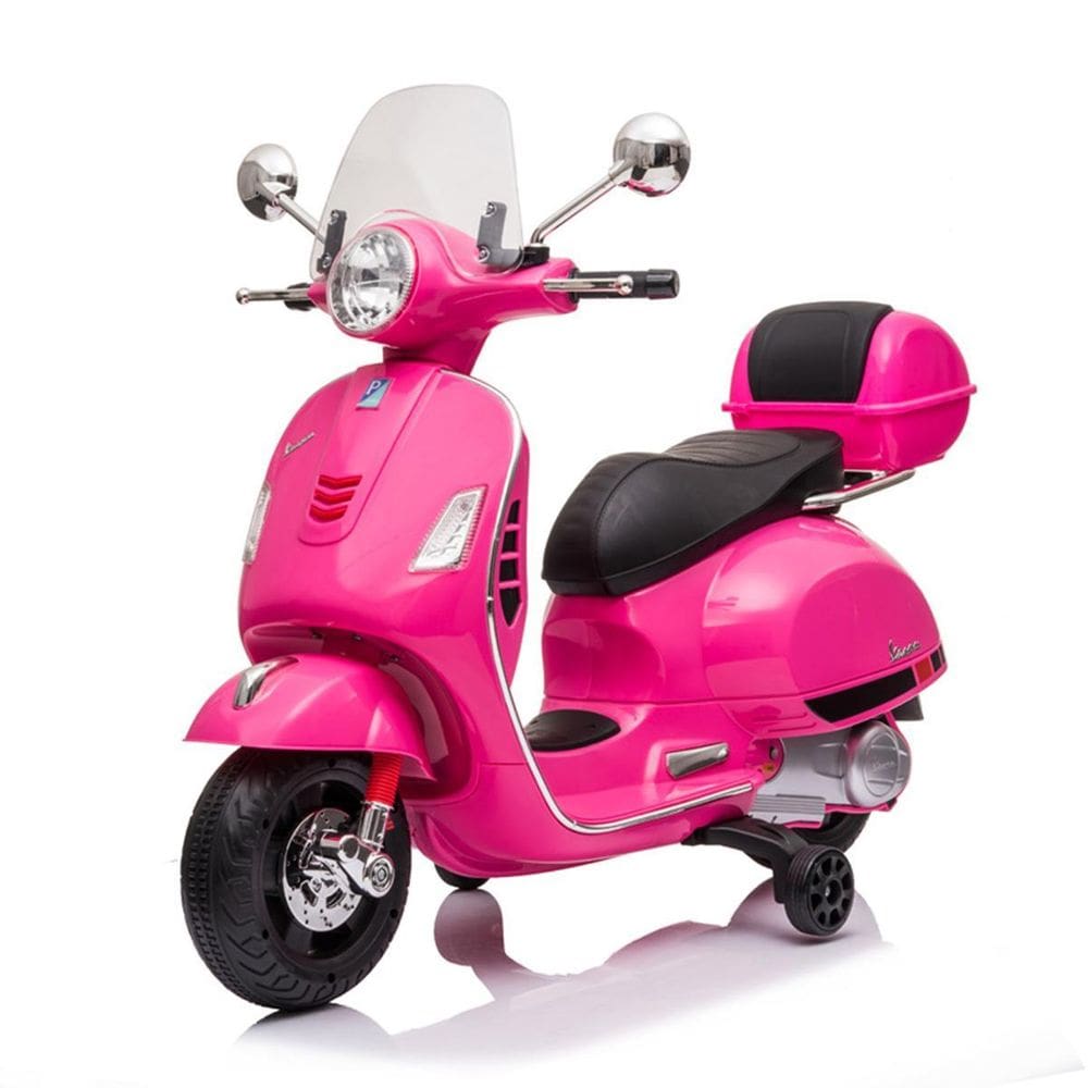 Moto Elétrica Infantil Vespa Rosa 12V