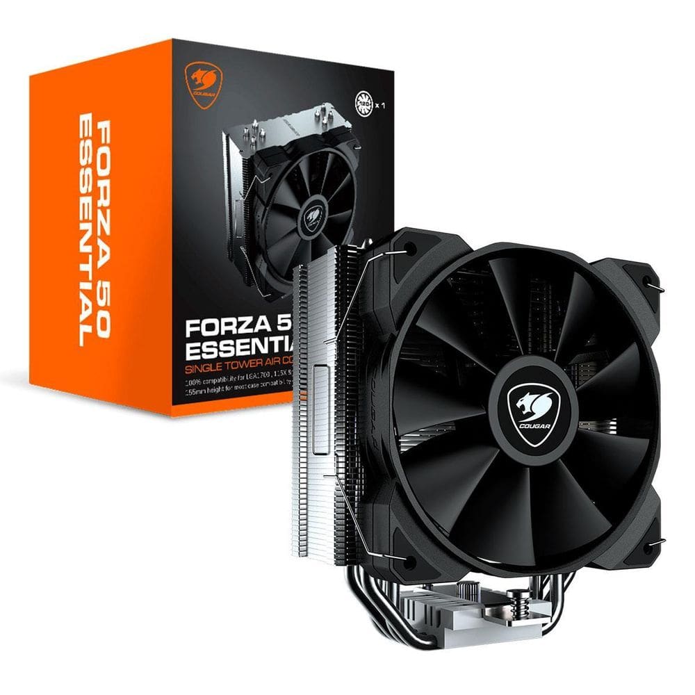Air Cooler Cougar Forza 50 Essential, Intel/Amd, 120Mm