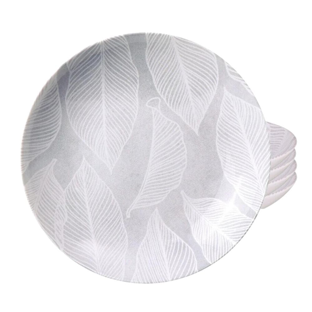 Jogo 4 Pratos Raso 25Cm Porcelana Tramontina Arbo Refeição
