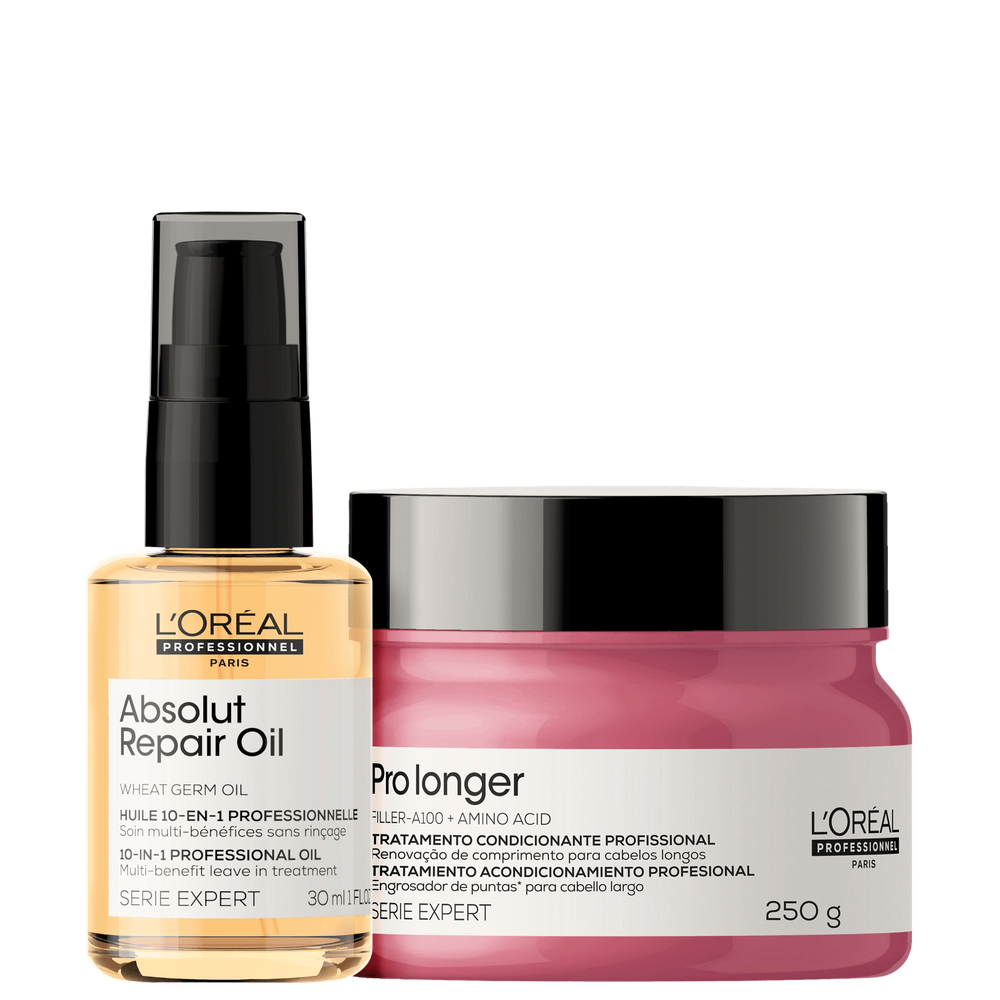 Kit L`Oréal Professionnel Serie Expert Absolut Repair Oil Pro Longer Dupla (2 Produtos)