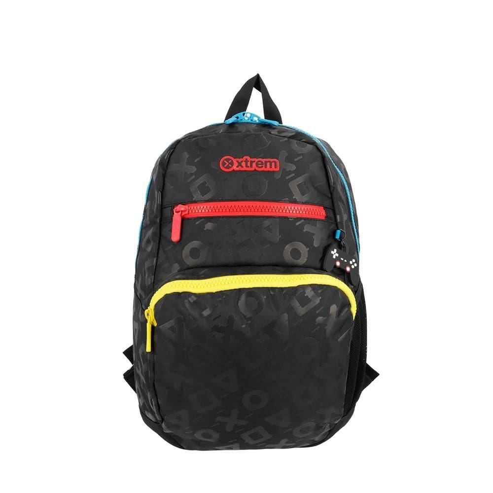 Mochila Infantil Xtrem Bolt 4XT Gamer Preta, SAMSONITE