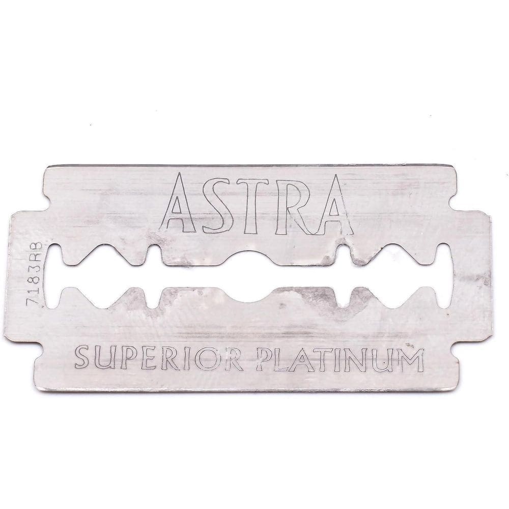 Astra Platinum Lâminas De Barbear Aço Inoxidável -10 Lâminas