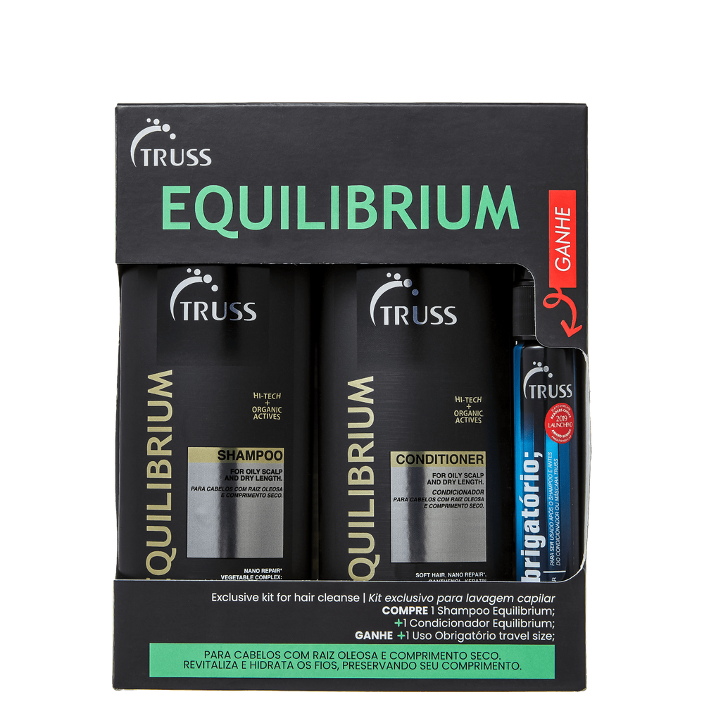 Kit TRUSS Equilibrium Obrigatório Triplo Diário (3 Produtos)