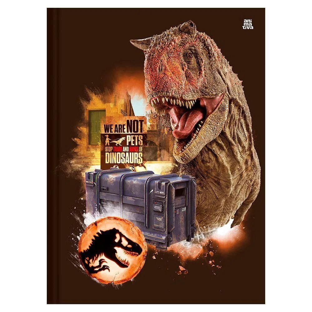 Caderno Univ Brochura 80Fls Jurassic World Capa3 - Animativa