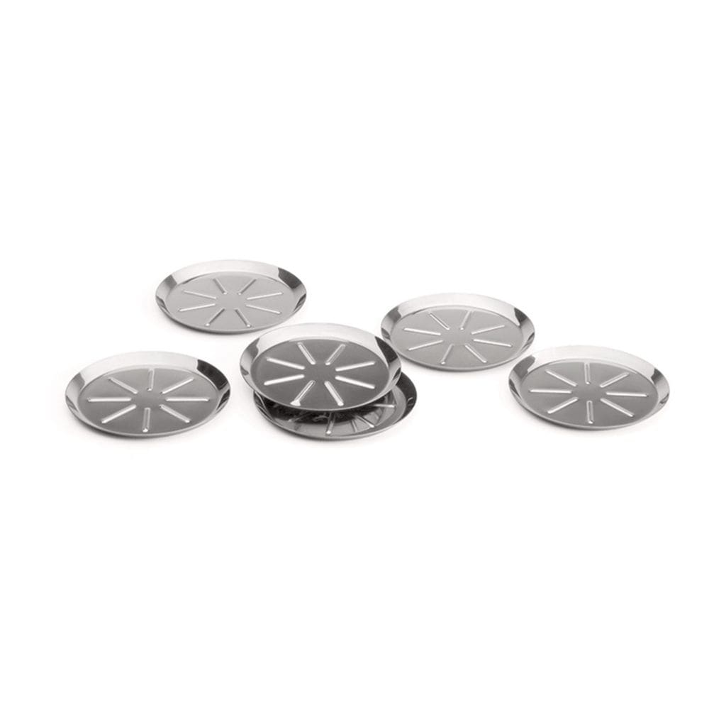 Conjunto Porta-Copos 6 Peças De Aço Inox
