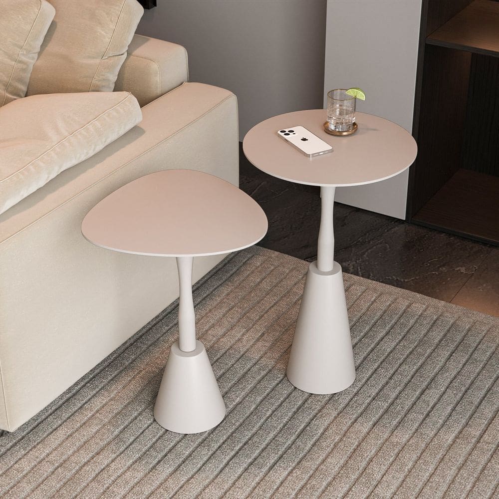 Conjunto Mesa de Canto Napoli 65x40x40cm Fendy