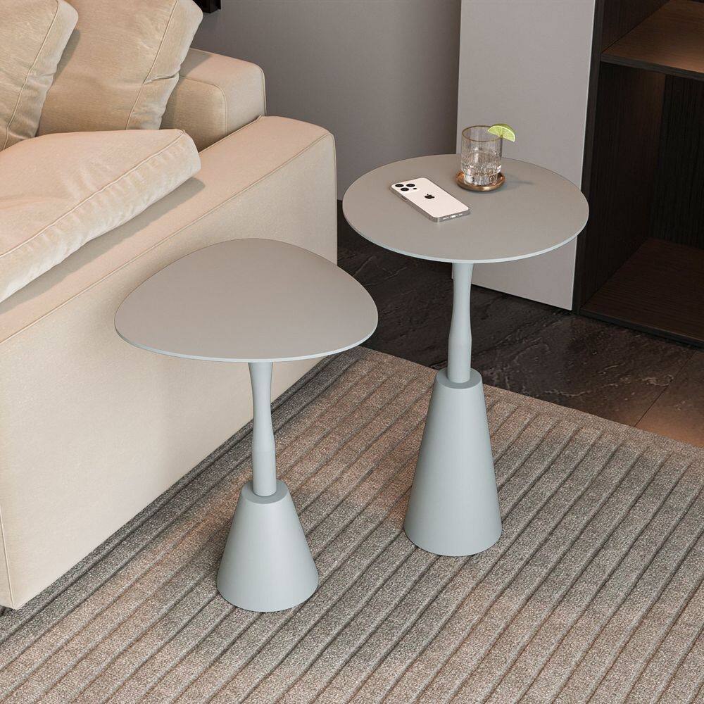 Conjunto Mesa de Canto Napoli 65x40x40cm Cristal