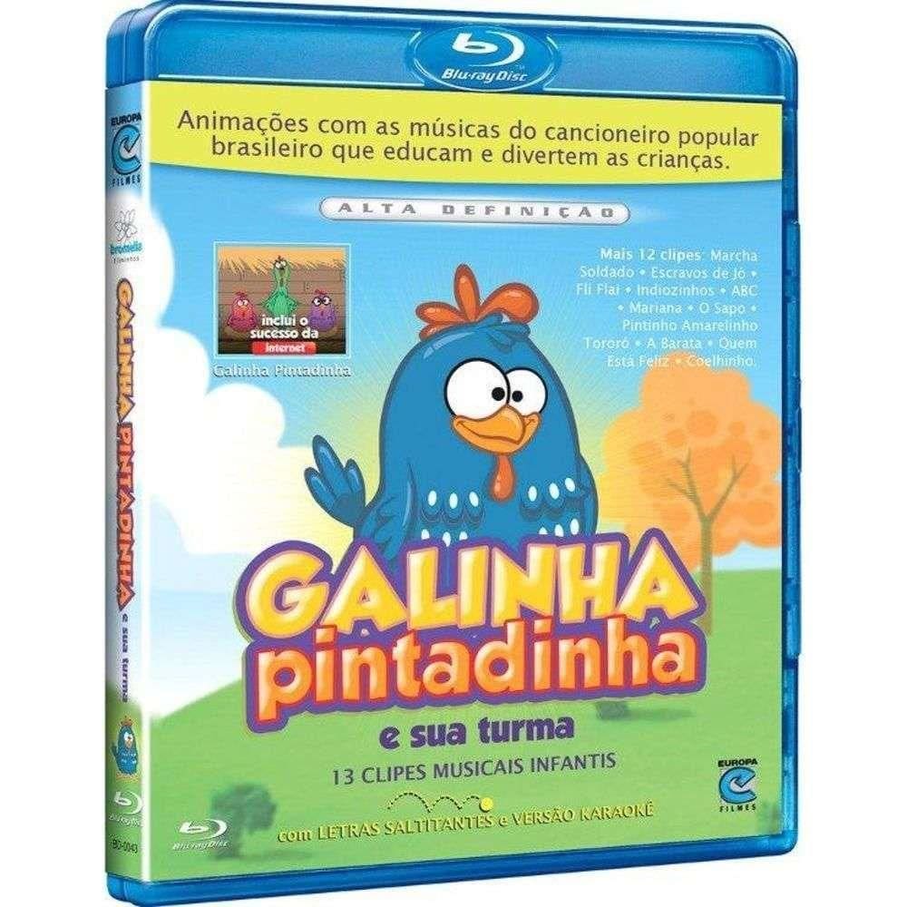 Blu-ray Galinha Pintadinha 13 Clipes Musicais Infantis