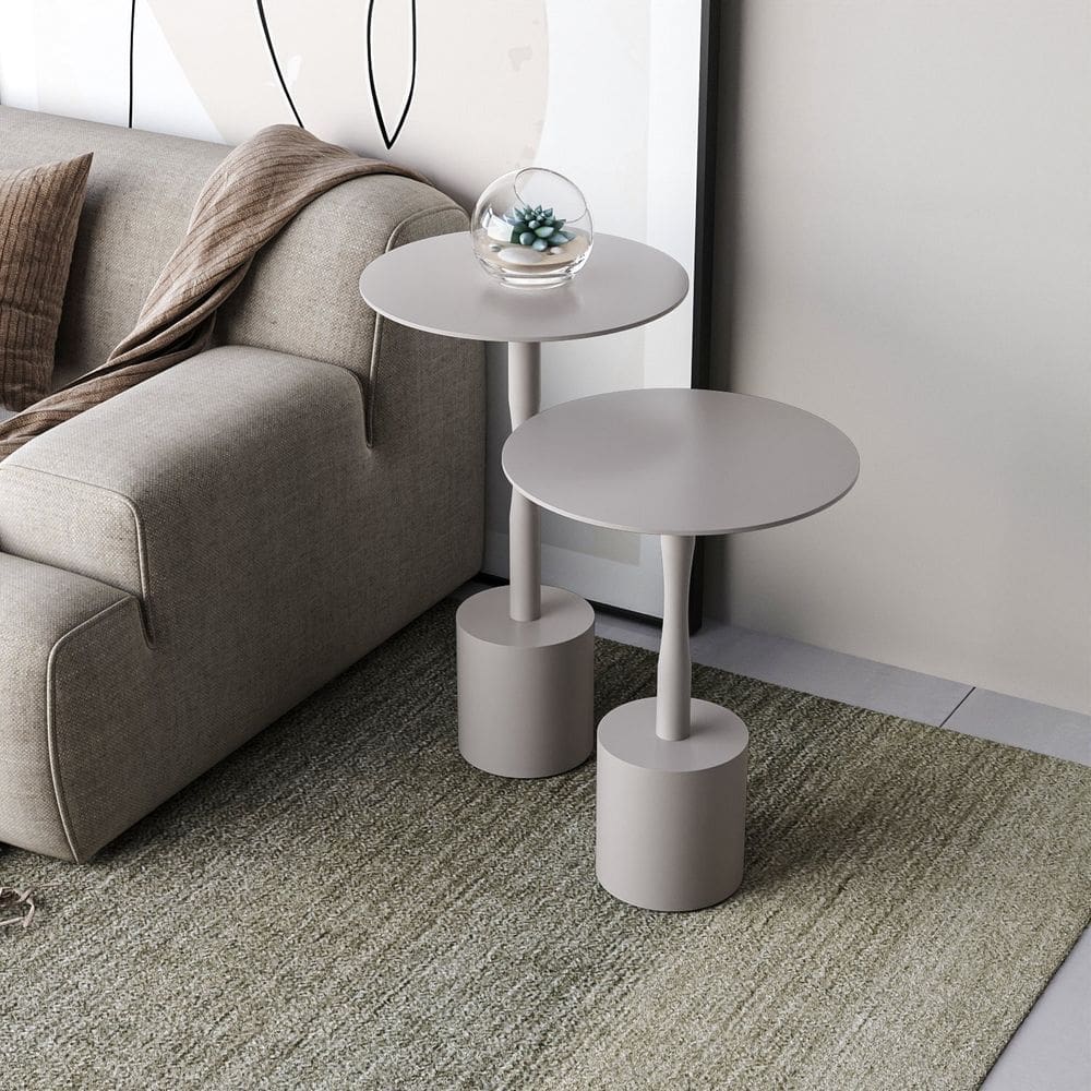 Conjunto Mesa de Canto Parma 65cm X 40cm X 40cm Fendy