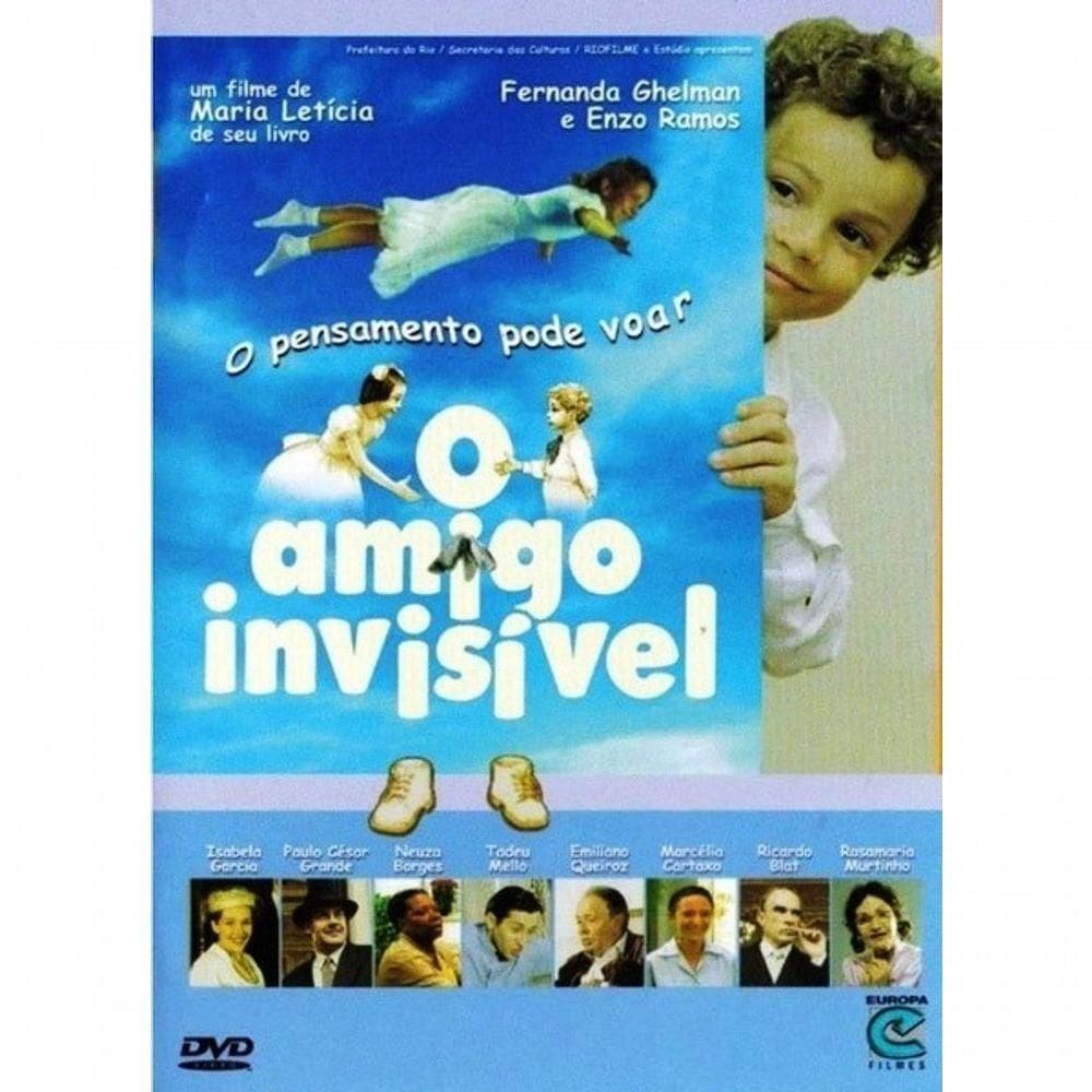 Dvd O Amigo Invisível - O Pensamento Pode Voar