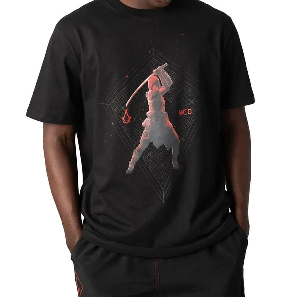 Camiseta MCD Aviamentação Assassins SM25 Masculina Preto
