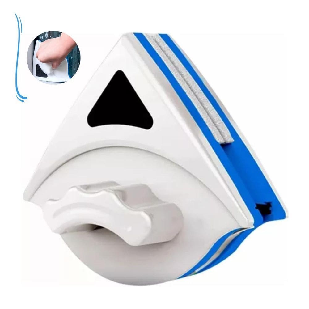 Limpador De Vidros Com Imã Extra Forte Dupla Face Magnético
