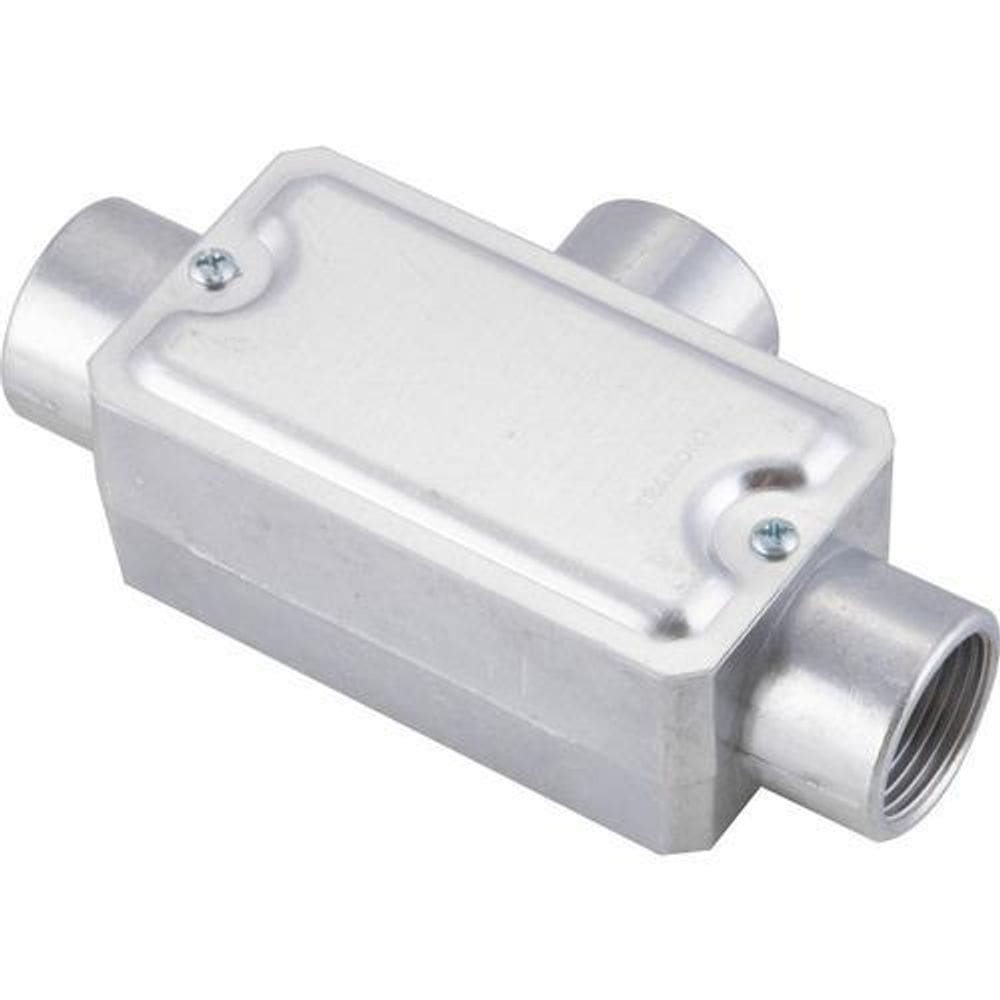 Condulete Fixo 1/2 Tipo T Tampa Rosca Bsp Sem Pintura...
