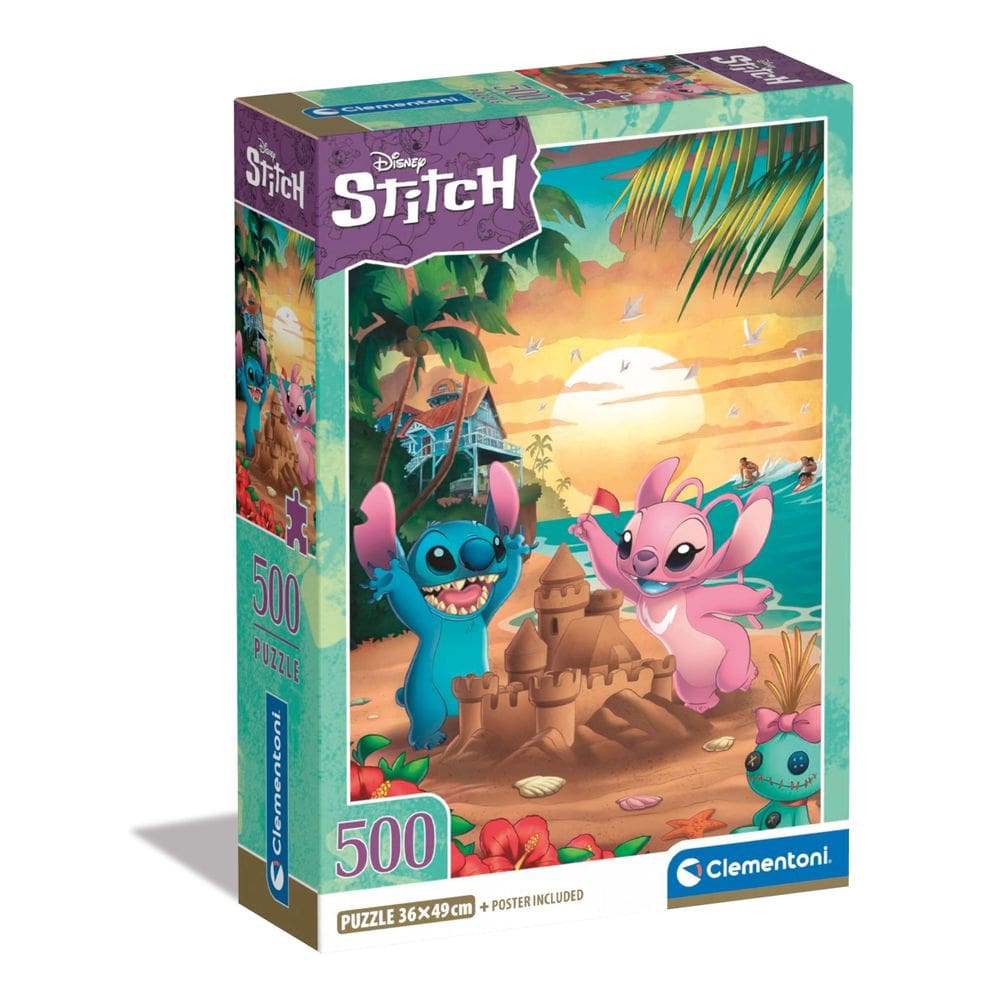 Quebra-cabeça Clementoni Disney Stitch 500 peças para adultos