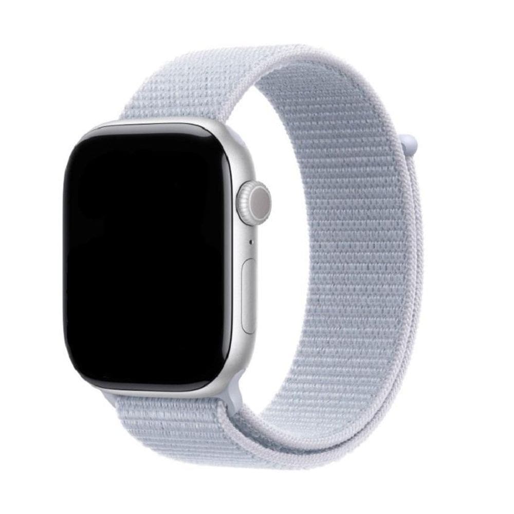 Pulseira Nylon Loop Para Watch 40/41/42Mm - Nuvem Azul