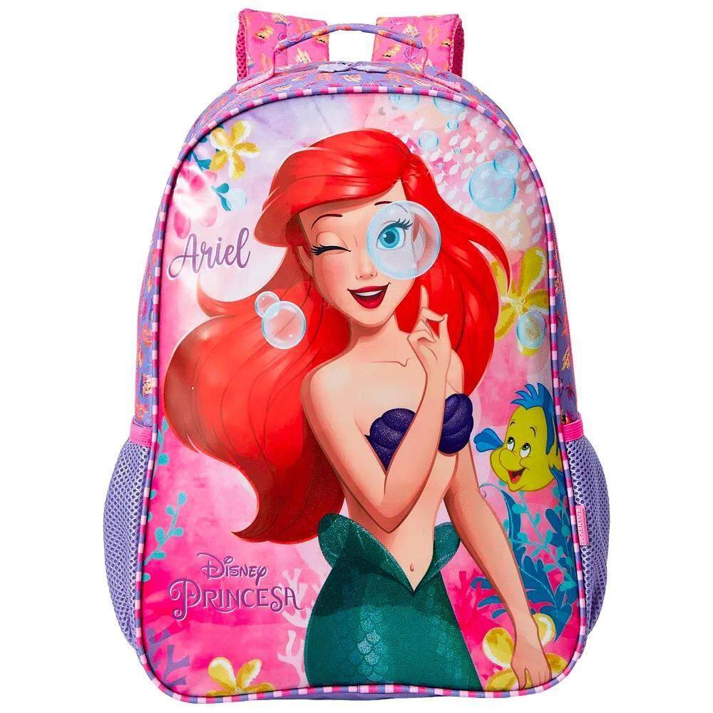 Mochila De Costas Escolar Infantil Personagens Disney Word
