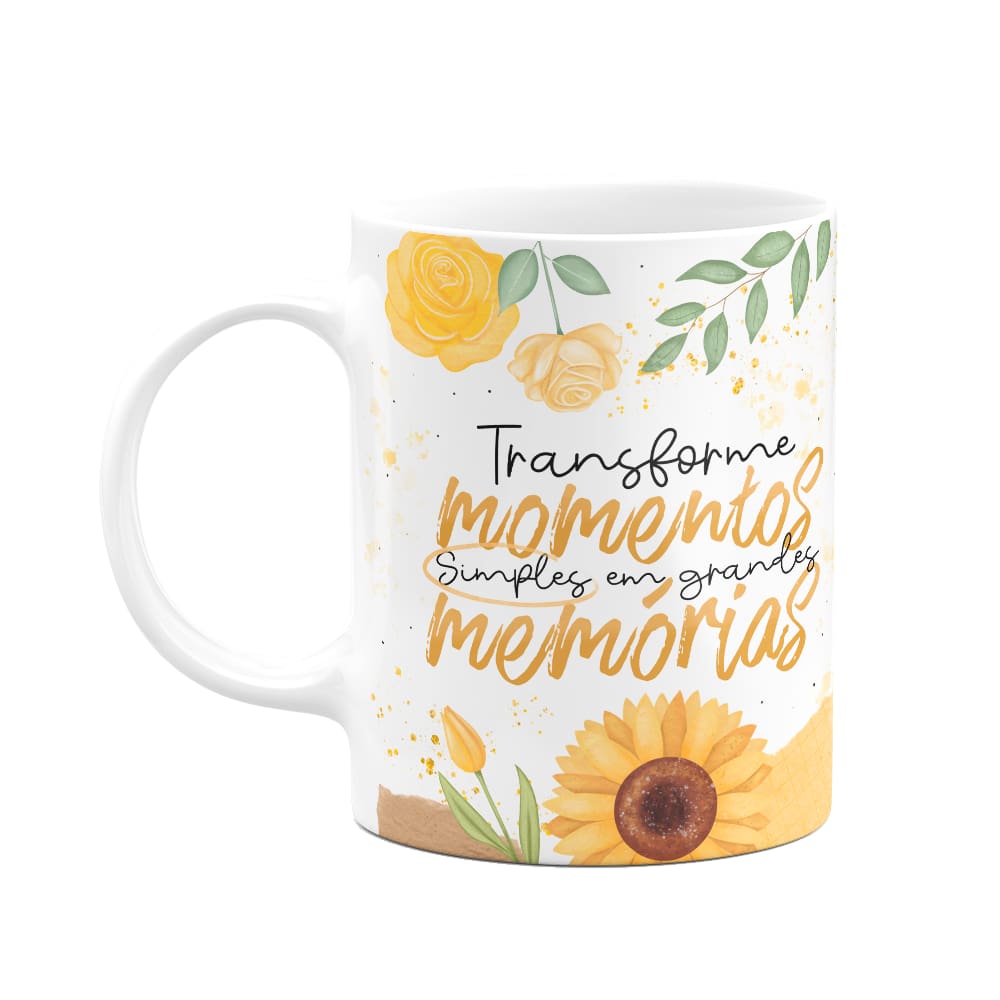 Caneca Motivação - Transforme momentos em grandes memórias