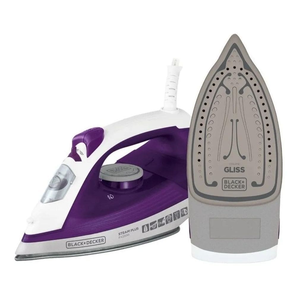 Ferro A Vapor Black Decker Fx2500 Base Ceramic Gliss 220V