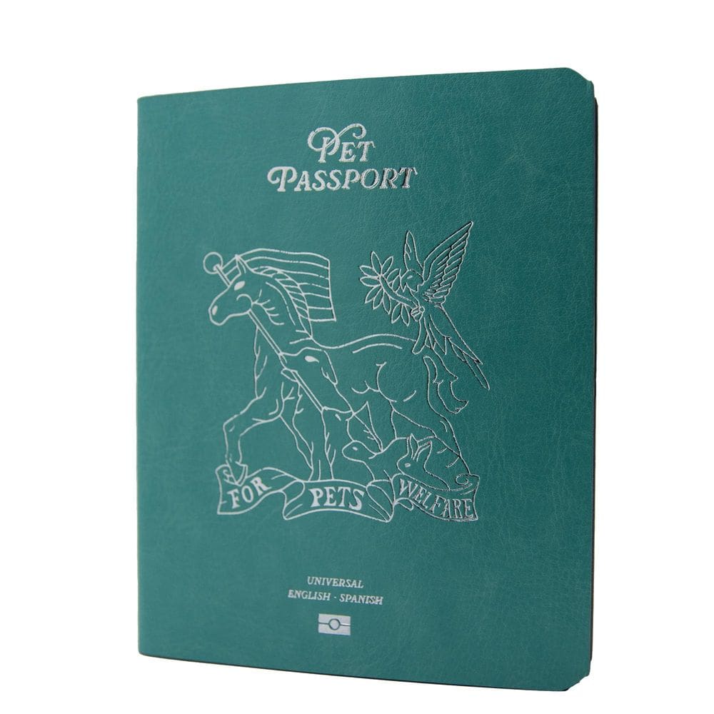 Couro PU premium Pet Passport United Pet Club Color