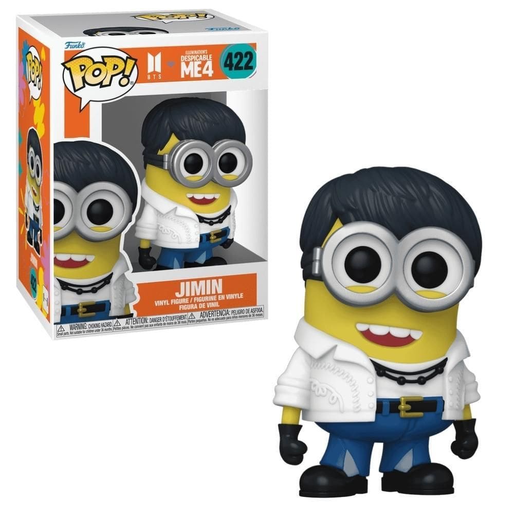 Boneco Funko Pop Rocks Bts X Meu Malvado Favorito 4 - Jimin