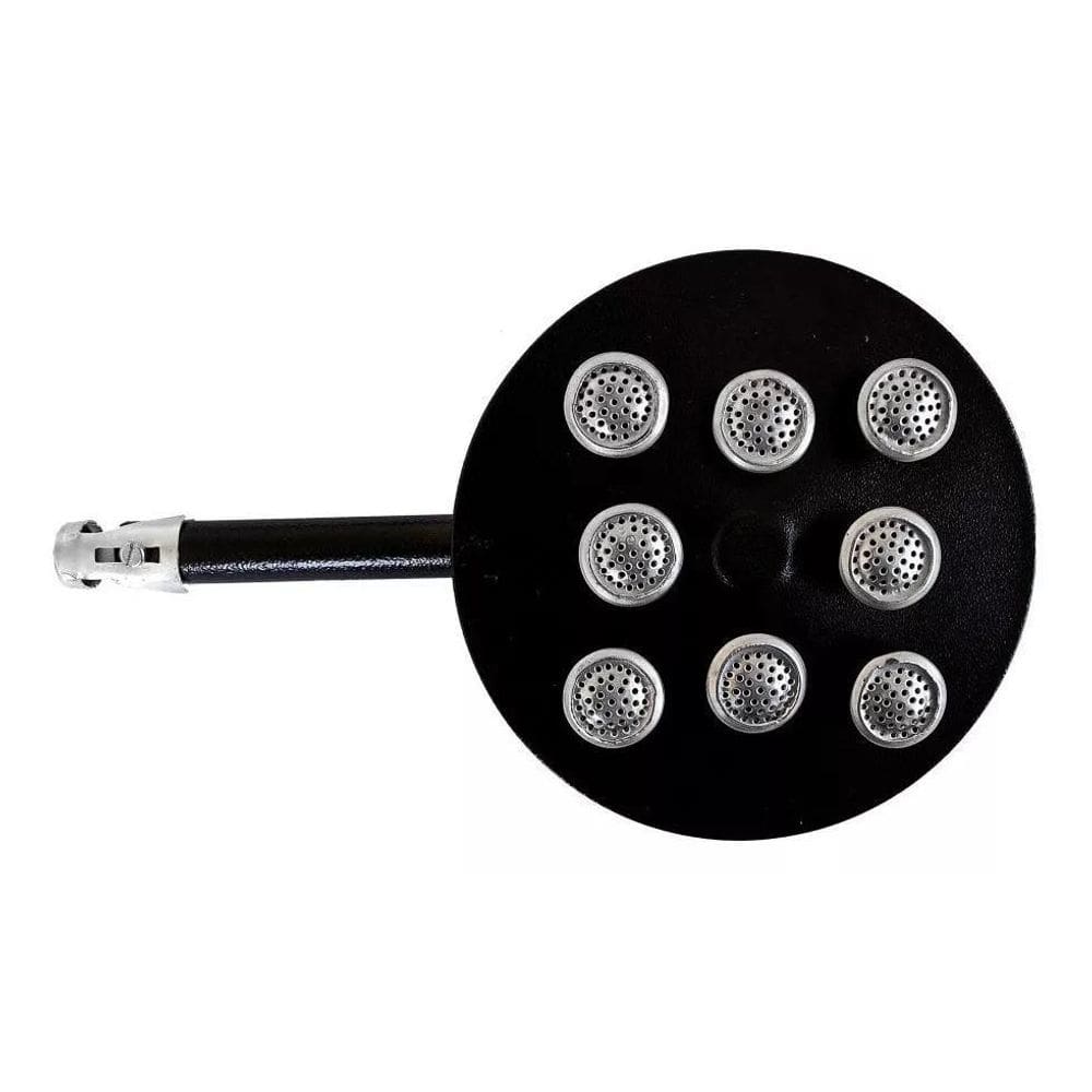 Queimador Industrial Curto 8 Caulins Fogão Master Roa