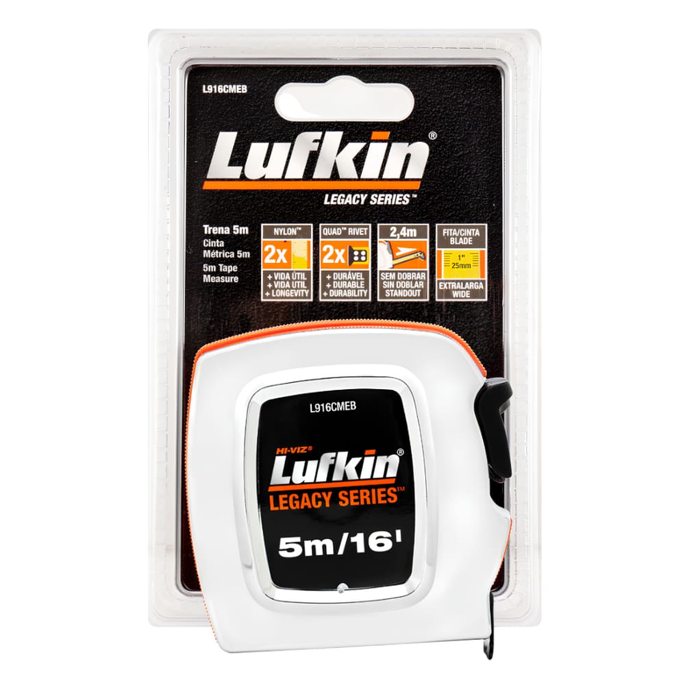 Kit 2 Trena Com Trava 5 Metros Legacy Series L916cmeb Lufkin