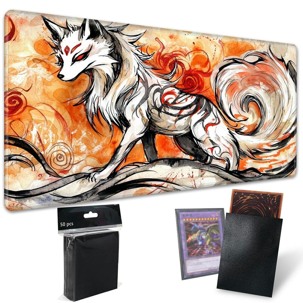 Playmat SROJDHFJB para Magic: The Gathering com capa para 50 cartas