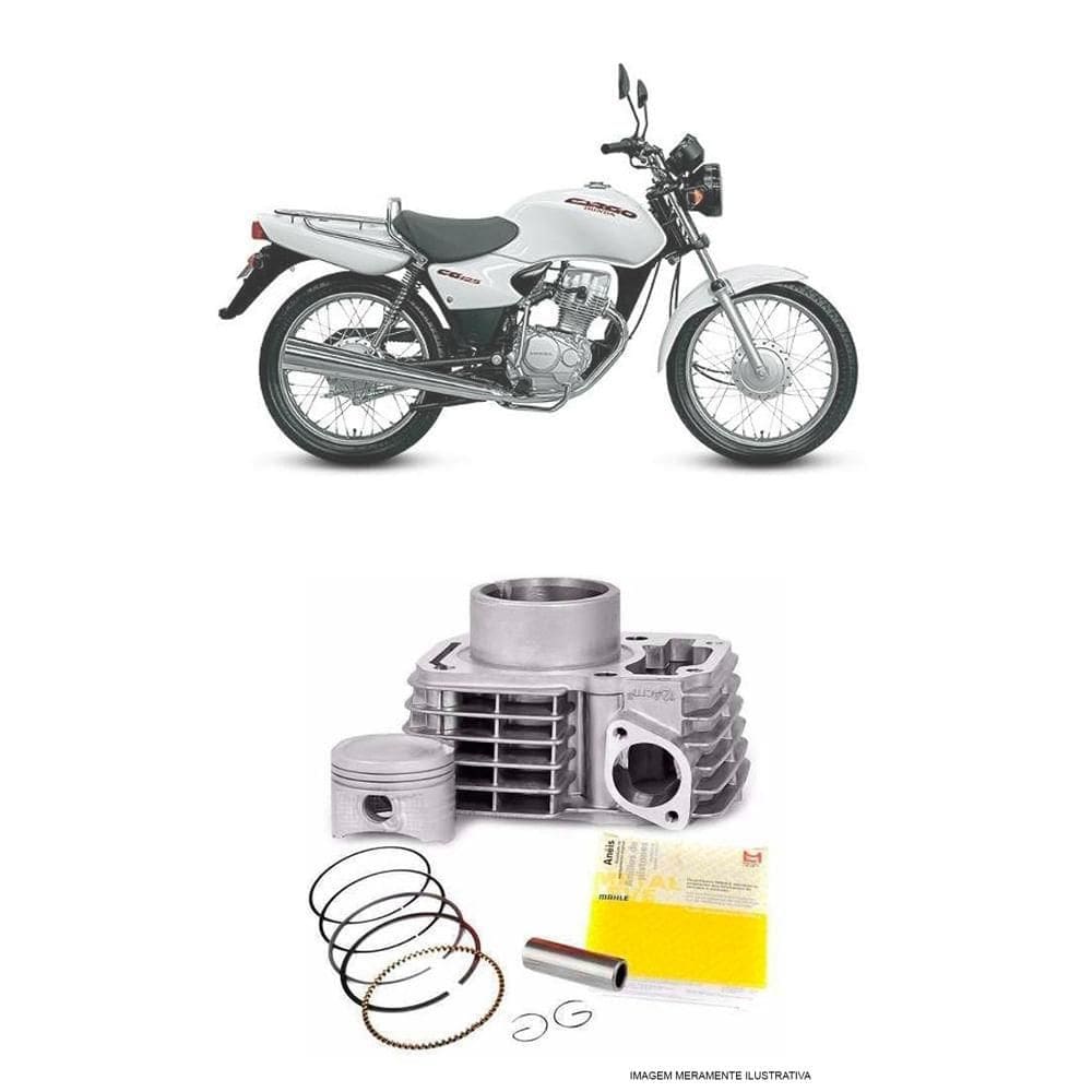 Kit Motor Honda CG 125 Titan Today Cargo Até 2000 Metal Leve