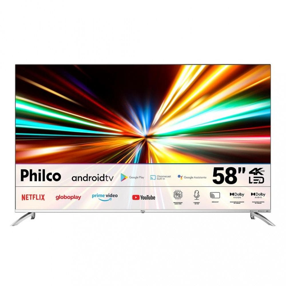 Smart TV Philco 58 Polegadas 4K LED PTV58G7PAGCSBL