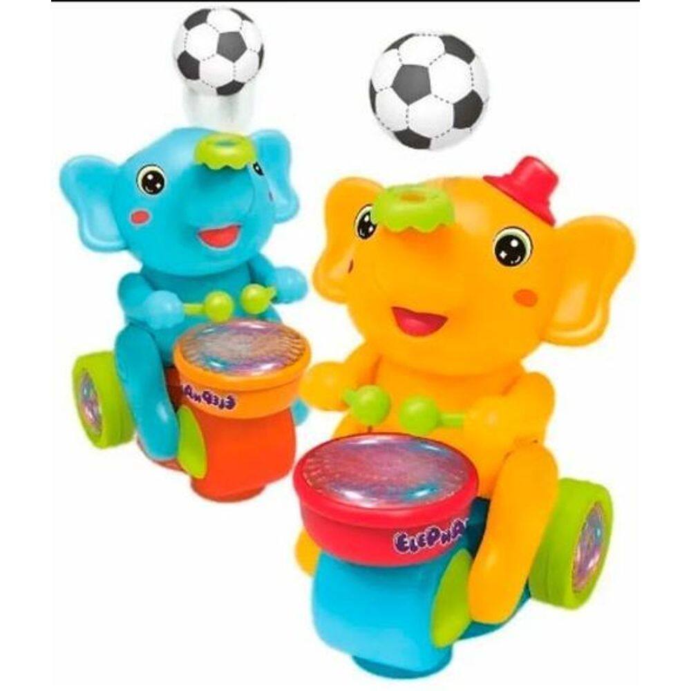 Elefantinho Equilibra Bola Luzes E Sons Divertidos Infantil