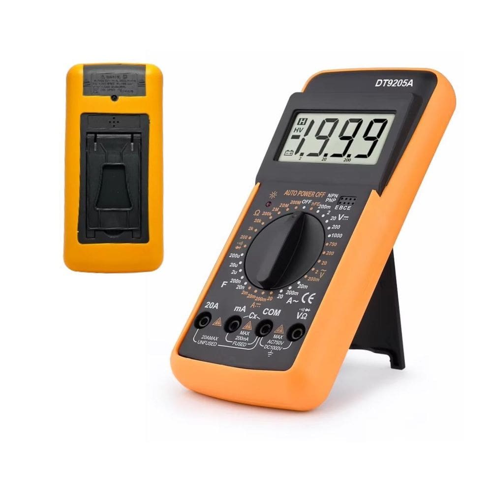 Multímetro Digital Profissional Teste De Capacitores Buzzer