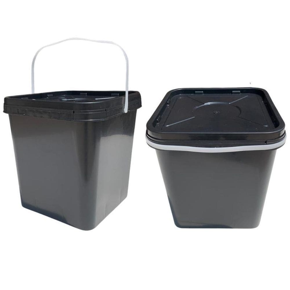 Balde Quadrado 16L Para Tijolos