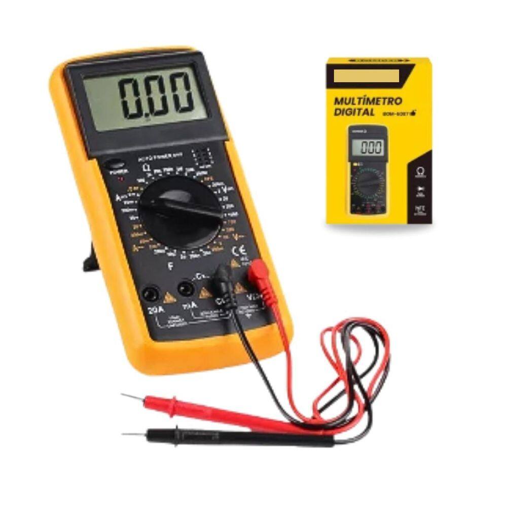 Medidor Digital De Capacitância Profissional Função Buzzer