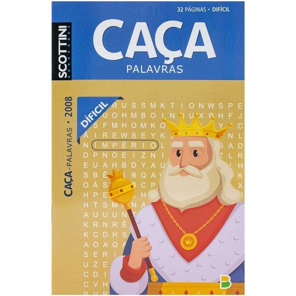 Revista Passatempos Caça Palavras Difícil Ed.2008