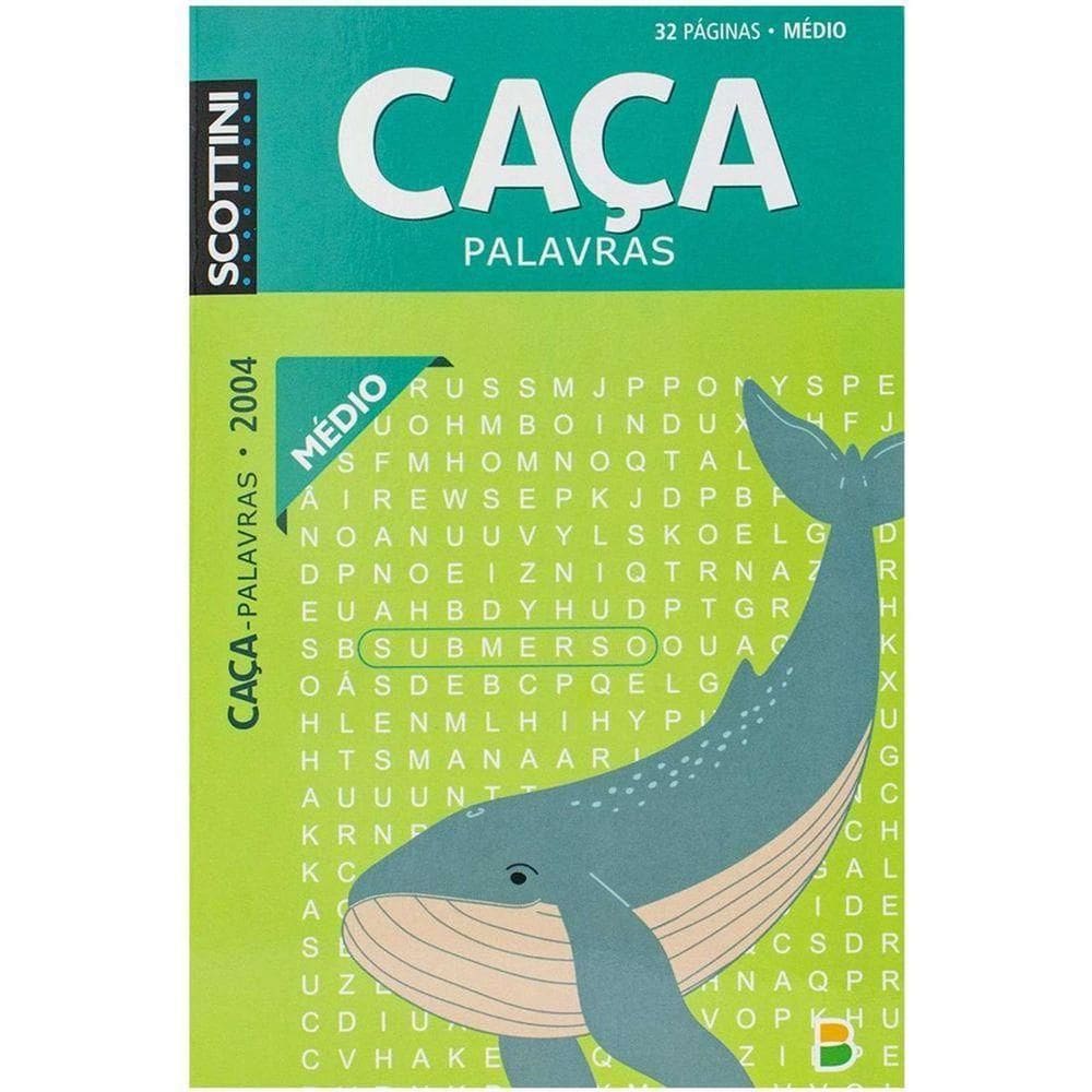 Revista Passatempos Caça Palavras Médio Ed.2004