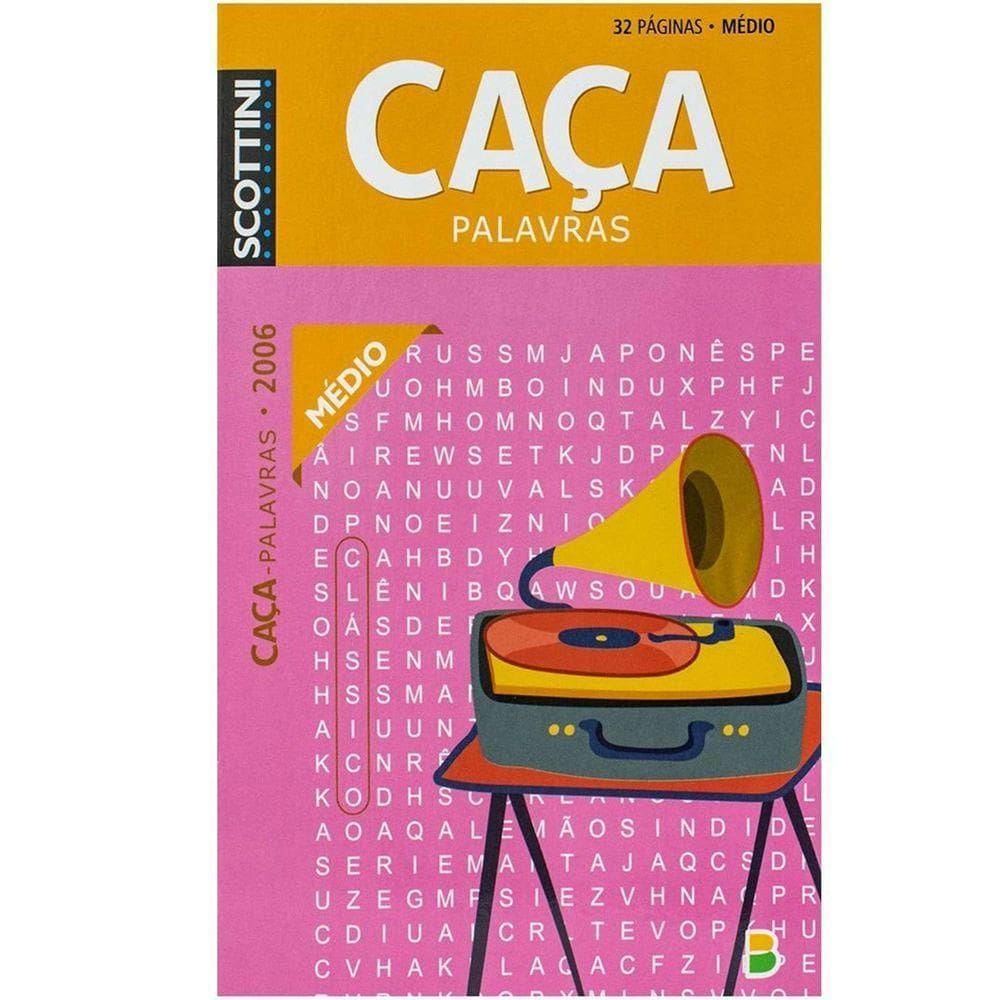 Revista Passatempos Caça Palavras Médio Ed.2006