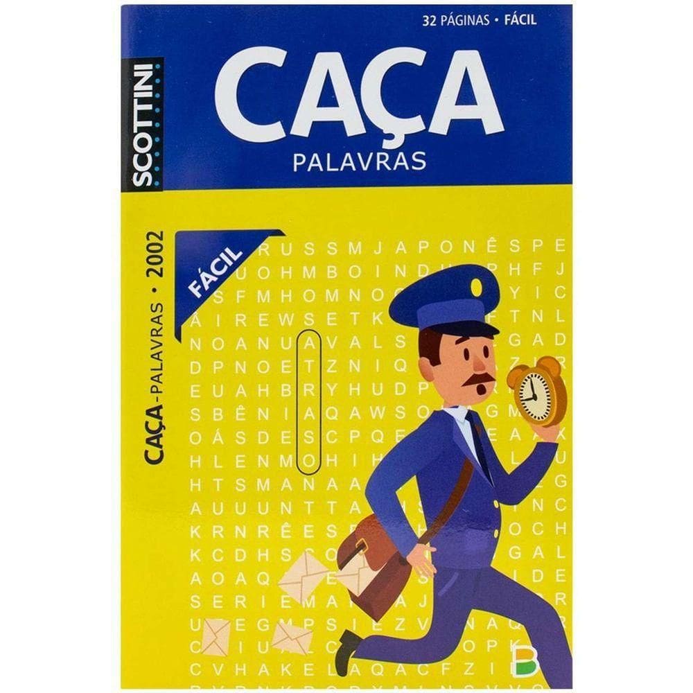 Revista Passatempos Caça Palavras Fácil Ed.2002