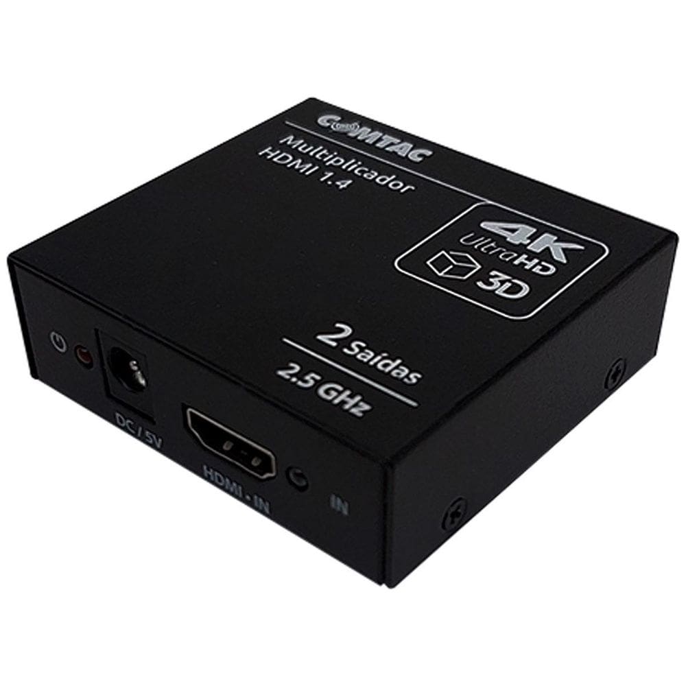 Multiplicador De Video Hdmi, 2 Portas, Comtac - 22129285