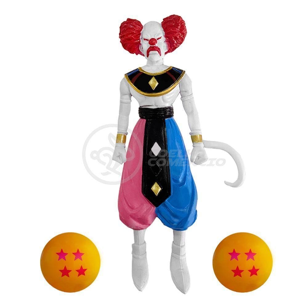 Action Figure Belmod Articulado Dragon Ball Super: Boneco Deus Da Destruição + 2 Esferas Do Dragão