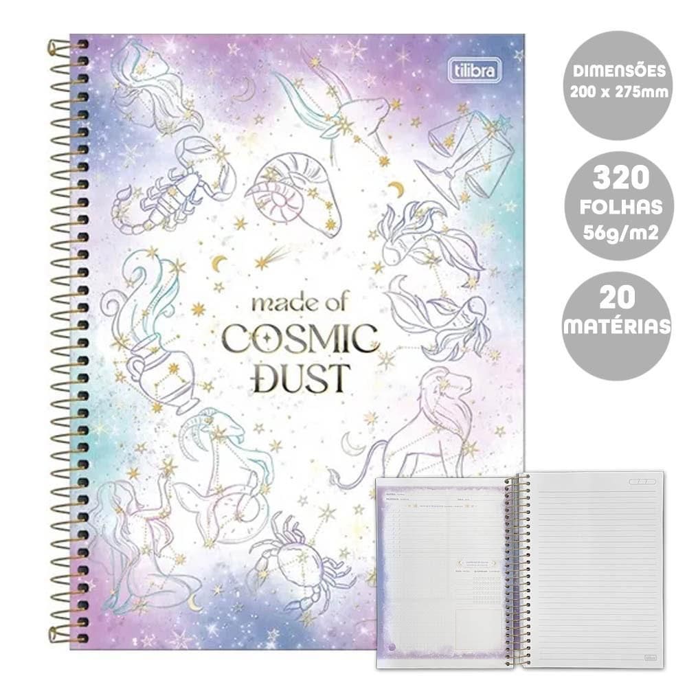 Caderno Univ 20Mat 320Fl Magic Cosmic Dust Tilibra